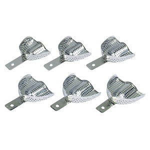 Perforated aluminium impression trays, R&S