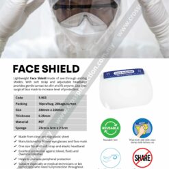 Alternative view of Face Shield